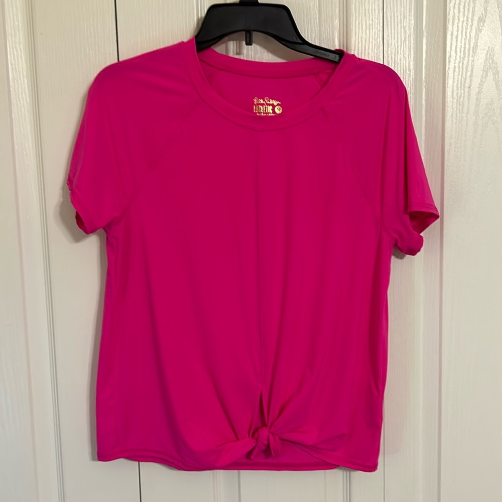 Lilly Pulitzer Luxletic pink active tee size M